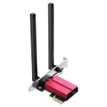 PCI Express Bluetooth AXE5400 MERCUSYS MA86XE Wi-Fi 6E 2402Mbps 6GHz+2402Mbps 5 GHz+ 574Mbps 2.4GHz 2 ant. est.