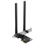 ADATTATORE PCI Express Bluetooth Wireless AC1200 MERCUSYS MA30E Dual Band 300Mbps 2,4GHz+867Mbps 5 GHz-2 ant.est.