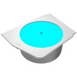 PIATTAFORMA LUMINOSA ROTANTE PER CABINET FV270 BIANCO