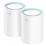 WIRELESS ROUTER AC1200 MESH SOLUTION CUDY M1300(2-PACK) DUALBAND 300MBPS X2.4GHZ-867MBPS X 5GHZ 2P GIGABIT-MU-MIMO (2 PCS)