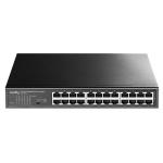 SWITCH 24P LAN GIGABIT CUDY GS1024 IN ACCIAIO - INCL.KIT MONT.RACK