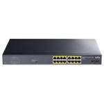 SWITCH 16P 10/100/1000M BASE-T CUDY GS1020PE 2P 1000 BASE-X SFP SLOT - POE+ 200W