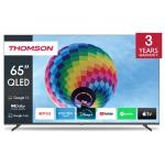 TV THOMSON QLED 65" FRAME LESS 65QG4S14 GOOGLE TV 4K DVB-T2/S2 UHD 3840 x 2160 BLACK CI+ SLOT 3xHDMI 2xUSB Vesa