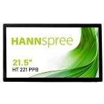 MONITOR M-TOUCH HANNSPREE LCD LED 21.5" Wide HT221PPB 4ms MM FHD 1000:1 BLACK VGA HDMI DP USB Vesa NO BASE