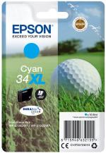 CARTUCCIA EPSON 34XL ''PALLINA DA GOLF'' C13T34724010 CIANO X WF-3720DWF 950PG