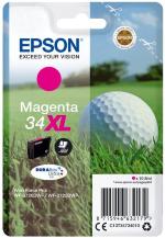 CARTUCCIA EPSON 34XL ''PALLINA DA GOLF'' C13T34734010 MAGENTA X WF-3720DWF 950PG
