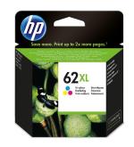 CARTUCCIA HP N°62XL C2P07AE MULTICOLOR CIANO+GIALLO+MAGENTA 415 PAGES GAR6MESI MVS