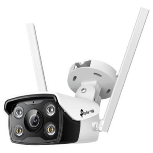 VIDEOCAMERA TP-LINK Wi-Fi VIGI C340-W(4mm) a colori-BULLET ottica fissa 4mm -12V CC mic.int, altoparlante,slot micro-SD IP66