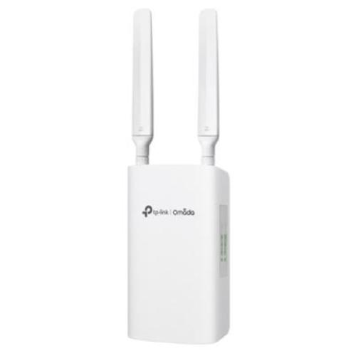 Gateway Omada 4G+Cat6 AX3000 TP-LINK ER703WP-4G-Outdoor per esterni ed int. 3P Gigabit WAN/LAN-1slot NANO SIM-1P PoE IN