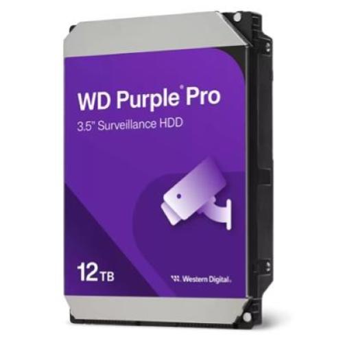 HARD DISK SATA3 3.5" 12000GB(12TB) WD122PURP WD 256mb cache 7200rpm PURPLE PRO videosorveglianza 24x7 Fino:19/06