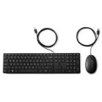 TASTIERA+MOUSE HP Wired USB 320MK 9SR36UT black 1Y Fino:04/06