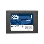 SSD-Solid State Disk 2.5" 1000GB(1TB) SATA3 PATRIOT P220S1TB25 P220 Read:550MB/s-Write:500MB/s