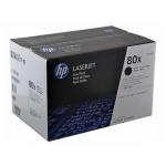 HP TONER NERO LASERJET HP 80X DUAL PACK