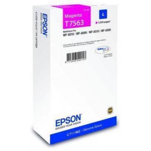 CARTUCCIA EPSON T7563 L C13T756340 MAGENTA 1.500PG. X WF-8010DW/WF-8510DWF 1500PG