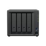 NAS SYNOLOGY DS925+ X 4HD/SSD 3.5"/2.5"SATA-NO HD-AMD Ryzen V1500B--DDR4 4Gb-2P Giga-2P USB-1P eSATA-