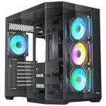 ITEK Case DARK CAVE AKU - Gaming Tower- ATX- 4x12cm ARGB fan- USB3- Type-C- Temp Glass Side & Front Panel