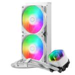 DISS A LIQUIDO COOLER MASTER MLW-D24M-A18PA-RW Masterliquid 240 Core II ARGB BIANCO LGA1851-1700 AM5-AM4 2xFAN 277x119,2x27,2mm