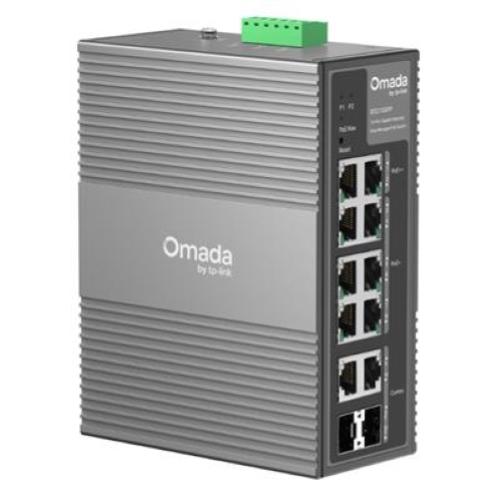 SWITCH Industriale 10P TP-LINK IES210GPP con 6P POE+ 2P PoE++ 2P Gigabit PoE++ 2P Gigabit Non PoE-2 slot SFP Gigabit combinati
