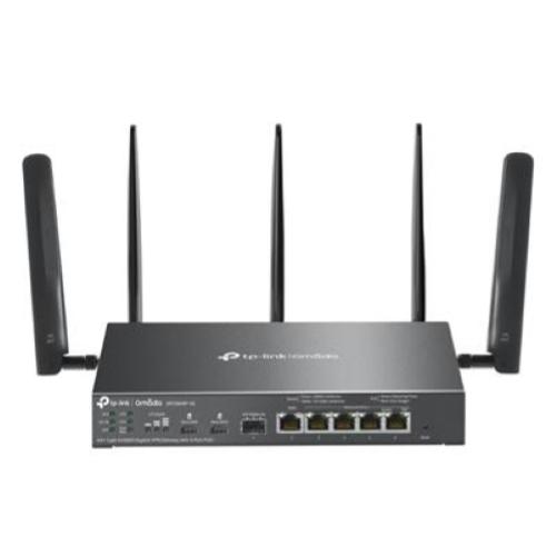 GATEWAY VPN Gibabit Omada 4G+ AX3000 TP-LINK ER706WP-4G 1P Giga RJ45 WAN+4P Giga WAN/LAN-1P Giga SFP WAN/LAN 2 slot Nano Sim