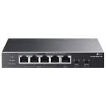 SWITCH 5P LAN TP-LINK TL-SG1005P-PD di cui 1P PoE++ In e 4P PoE+ Out. - Garanzia a vita