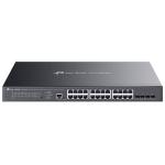 SWITCH 24P LAN Gigabit e 4P 10GE SFP+ L2+ TP-LINK SG3428XMPP 16P PoE+ e 8P PoE++ - Garanzia a vita