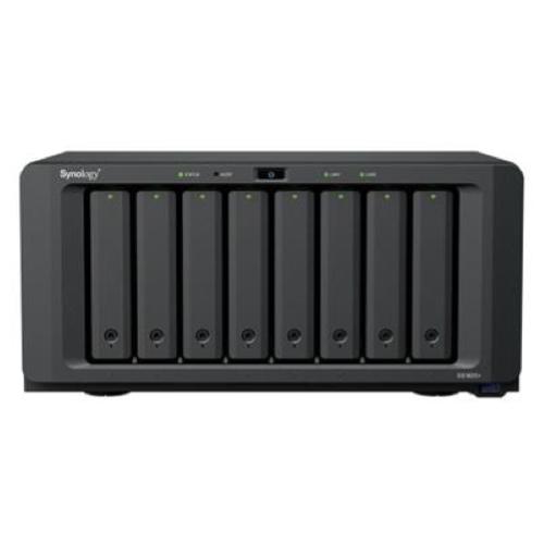 NAS SYNOLOGY DS1825+ X 8HD 3.5"/2.5" SATA/SSD/M.2 -NO HD-AMD Ryzen V1500B-2P 2.5GbE RJ45-3P USB3.2 - DDR4 8G-supp. 40 Fino:12/12