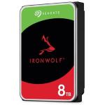 HARD DISK SATA3 3.5" x NAS 8000GB(8Tb) SEAGATE IRONWOLF per NAS ST8000VN002 5400RPM Cache 256MB per Nas da 1 a 8 unita