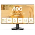 MONITOR AOC LCD IPS 120Hz 23.8" WIDE FRAMELESS 24B3QA2 4ms MM FHD 1500:1 BLACK VGA HDMI DP Vesa Fino:29/08
