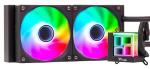 DISS A LIQUIDO ITEK HYDRO CUBE 240B ARGB - 240mm, skt universale, PWM FAN NERO (ITLCHCA240)