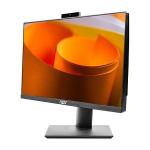 Pc All in One Business Adj lcd 23.8" full hd con funzione Pivot cpu Intel i5-12450H ram 16gb ssd m.2 da 1Tb con Wi-Fi e Webcam Windows 11 Professional colore Nero