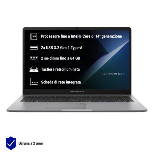 NB ASUS B1503CVA-S74731X 15.6"FHD AG I5-120U 16DDR5 1TBSSD W11Pro 2Y CAM Wifi BT FP RI 4USB HDMI RJ45