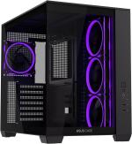 CABINET ATX MIDI TOWER ASUS A32 PLUS TG ARGB BLACK ATX 2x3,5" O 3x2,5"-BAY 7xSLOT-ESP. NO-ALIM. 285x410x435mm F90DC00S0-B19000