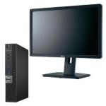 PC DELL + MONITOR DELL U2412M 24" Refurbished RINOVO 3050/7050M 1lt RNBUNDLE39 i5-7X00t 16GBDDR4 512SSD W11Pro 1Y noODD + NORTON