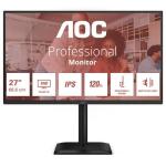 MONITOR AOC LCD IPS 120Hz 27" WIDE FRAMELESS Q27E4U 4ms MM QHD 1500:1 BLACK REG.ALT. HDMI DP 4xUSB Vesa Gar. 5Anni Fino:30/11