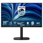 MONITOR PHILIPS LCD IPS LED 100Hz 31.5" Wide 32B2N3500/00 4ms MM SoftBlue QHD 1000:1 BLACK 2xHDMI DP HUB USB REG.ALT. Fino:30/11