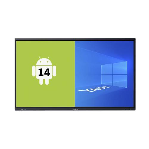 MONITOR YASHI LY6522 SUPERTOUCH 65" AI 4K 8/128GB 40 TOCCHI ANDROID 14 STAFFA 3YOC Fino:31/12