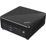PC MSI MINI -1LT CUBI N ADL S-078EU Intel N100 4GB DDR4-3200 SSD128GB W11Pro Fanless USB HDMI DP BT LAN VESA Nero