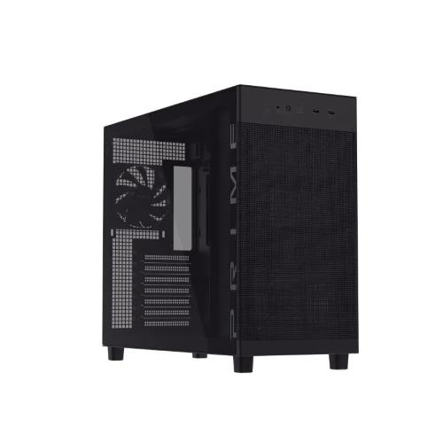 CABINET ATX MIDI TOWER ASUS PRIME AP303 TG BLACK ATX 2x2,5"BAY 1xCOMBO-BAY 7xSLOT-ESP. VETRO LAT. 215x425x485mm 90DC00V0-B39010