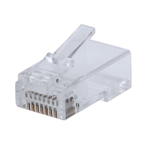 Confezione 50 plug modulari RJ45 passanti Cat6 FastCrimp