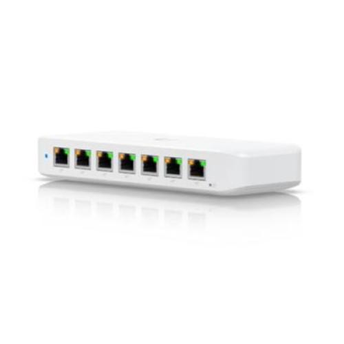 SWITCH UNIFI 8P POE UBIQUITI USW-ULTRA-60W-EU L2 COMPATTO 7P GBE POE+ 1P GBE -52W POE