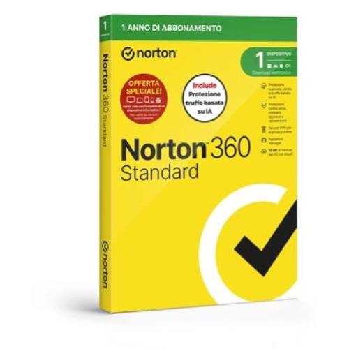 NORTON BOX 360 STANDARD Attach 2026 -- 1 Dispositivo (21483708) - 25GB Backup Fino:30/01