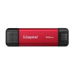 SSD ESTERNO 512GB PORTABLE USB+USB-C SPSD/512GB KINGSTON Read:1050MB/s - Write:950MB/s