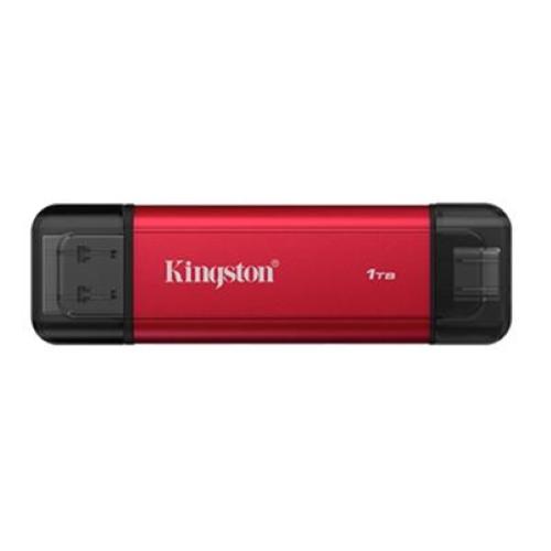 SSD ESTERNO 1000GB(1TB) PORTABLE USB+USB-C SPSD/1TB KINGSTON Read:1050MB/s - Write:950MB/s Fino:27/02