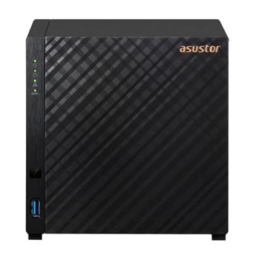NAS ASUSTOR AS1204T X 4 HDD 3.5"SATA3 6GB/S -NO HD- QUAD CORE 1.7GHZ-1GB DDR4 (NO ESPANDIBILE) 1P 2.5GLAN-3P USB3.2