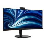 MONITOR PHILIPS LCD CURVED VA LED 34" Wide 34B2U3600CH/00 4ms MM WQHD 3500:1 BLACK HDMI DP Dock USB-C LAN WEBCAM Ves Fino:09/01