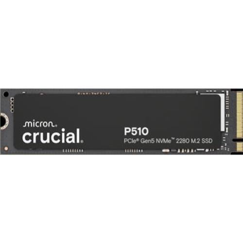 SSD-Solid State Disk m.2(2280) NVMe 1000GB(1TB) PCIe5.0x4 CRUCIAL P510 CT1000P510SSD8 Read:11000MB/s-Write:9500MB/s