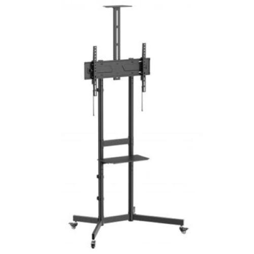 CARRELLO porta TV Motorizzato 37"/70" EQUIP 650636 con ripiano per telecamera EAN:4015867243015