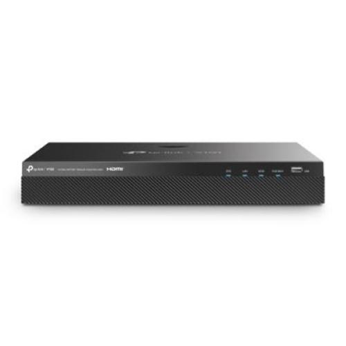NVR IP PoE+ TP-LINK VIGI NVR2016H-16MP 16canali -usc.video HDMI 4K-risol. fino 16MP 2 interf.HDD fino 16TB cad.-Supp. PoE+
