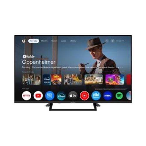TV QLED SMART-TECH 43" FRAME LESS 43QG06V GOOGLE TV 4K DVB T2/S2 UHD BLACK CI SLOT Hotel Mode TvSat 3xHDMI 2xUSB Vesa Fino:31/12