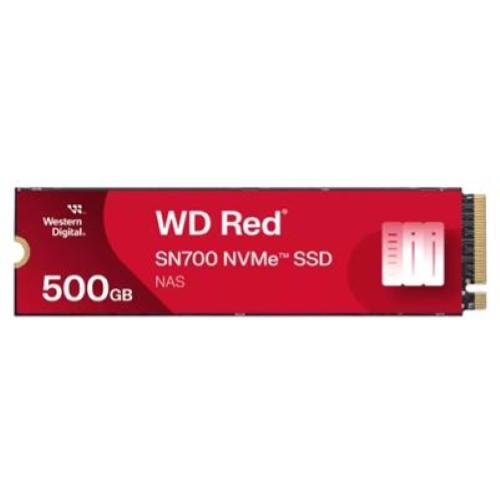 SSD-Solid State Disk m.2(2280) NVMe 500GB PCIe3.0x4 WD Red SN700 WDS500G1R0C-68BDK0 per NAS Read:3430MB/s-Write:2600MB/s